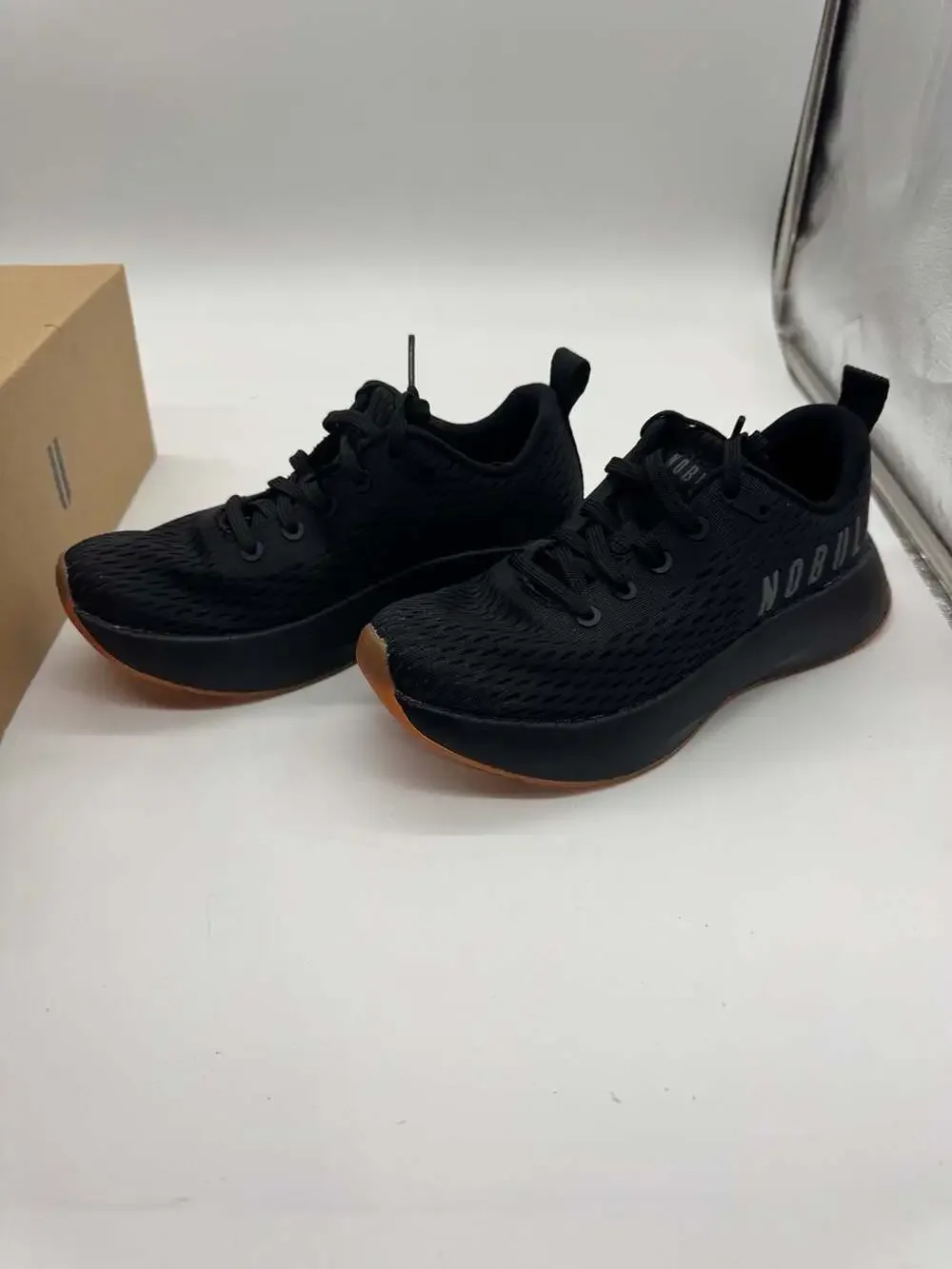 NOBULL Journey Size 7.5 Black Gum Athletic Shoes